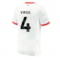 Camiseta Liverpool Virgil van Dijk #4 Tercera Equipación 2024-25 manga corta